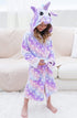 Unicorn Dots Bathrobe bathrobe Little Palace Store